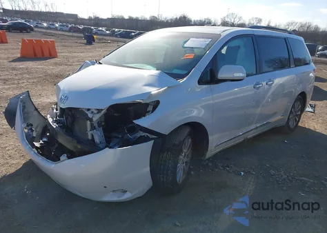 2013 Toyota Sienna Limited V6 7 Passenger z USA, uszkodzony, nr VIN 5TDYK3DC7DS360484